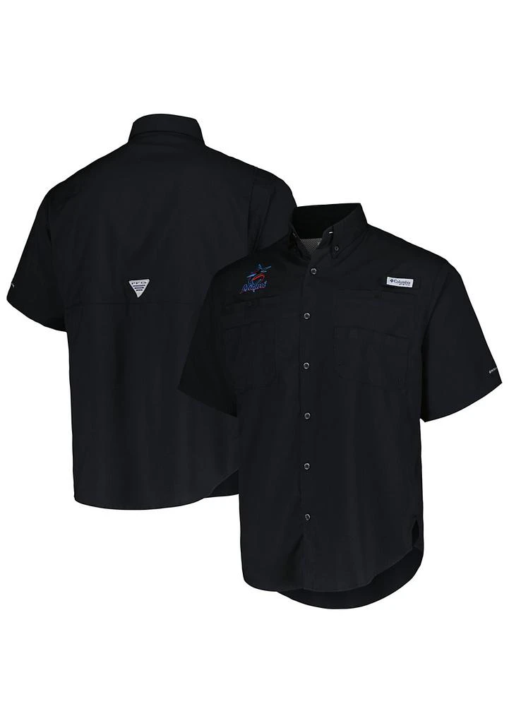 Columbia MLB Miami Marlins Tamiami Omni-Shade Button-Down Shirt