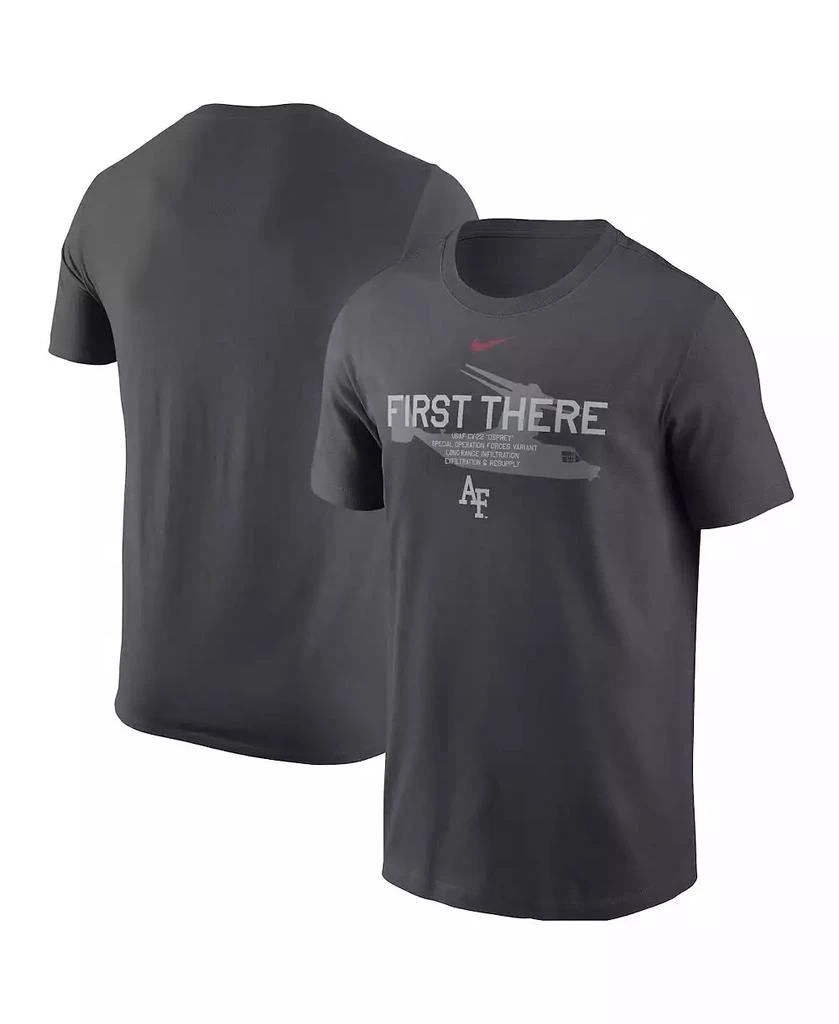 NIKE Men's Anthracite Air Force Falcons Special Operations Command T-Shirt 1