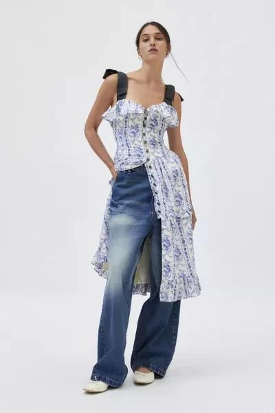 Kimchi Blue Kimchi Blue Kristin Button Front Drop Waist Midi Dress 2