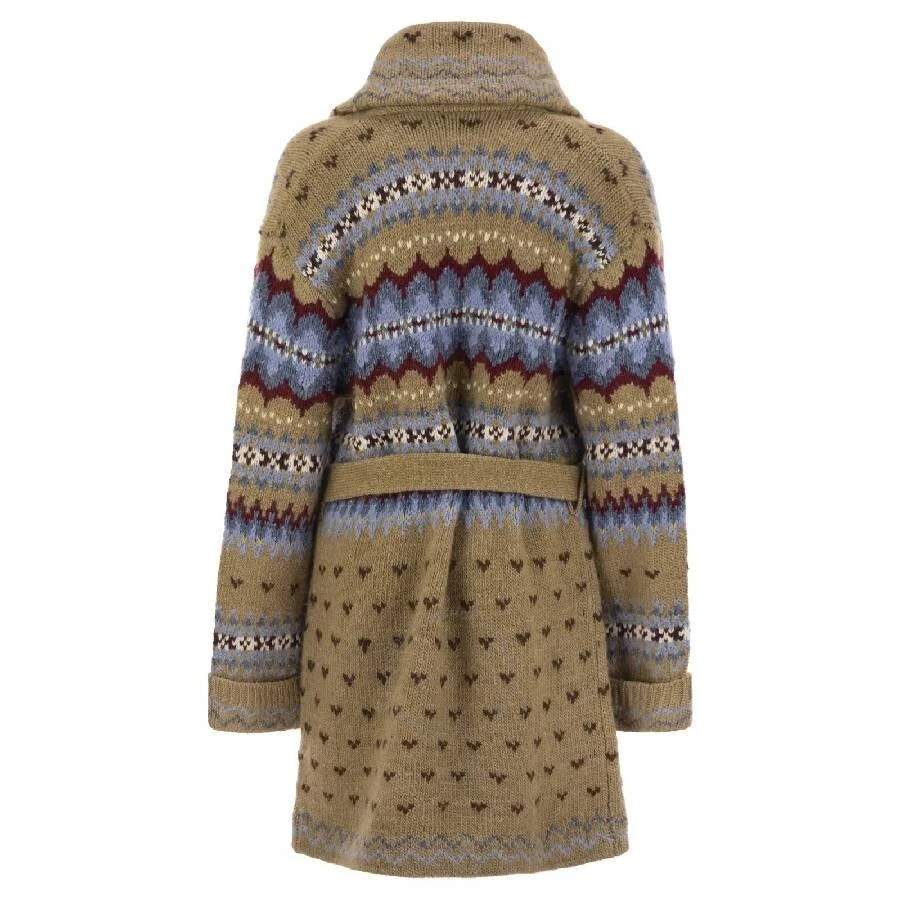 Ralph Lauren Jacquard Long Sleeve Wool Cardigan 2