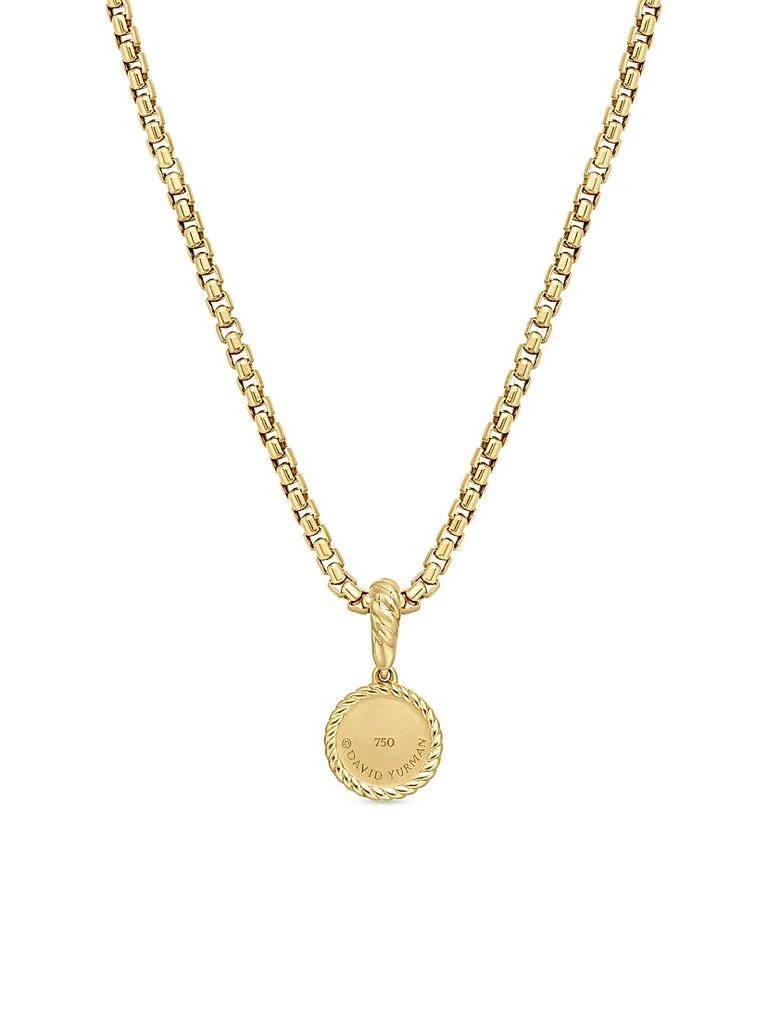 David Yurman Evil Eye Amulet in 18K Yellow Gold 4