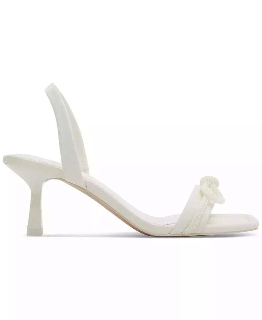 ALDO Women's Cindie Slingback Rhinestone Bow Dress Sandals 2