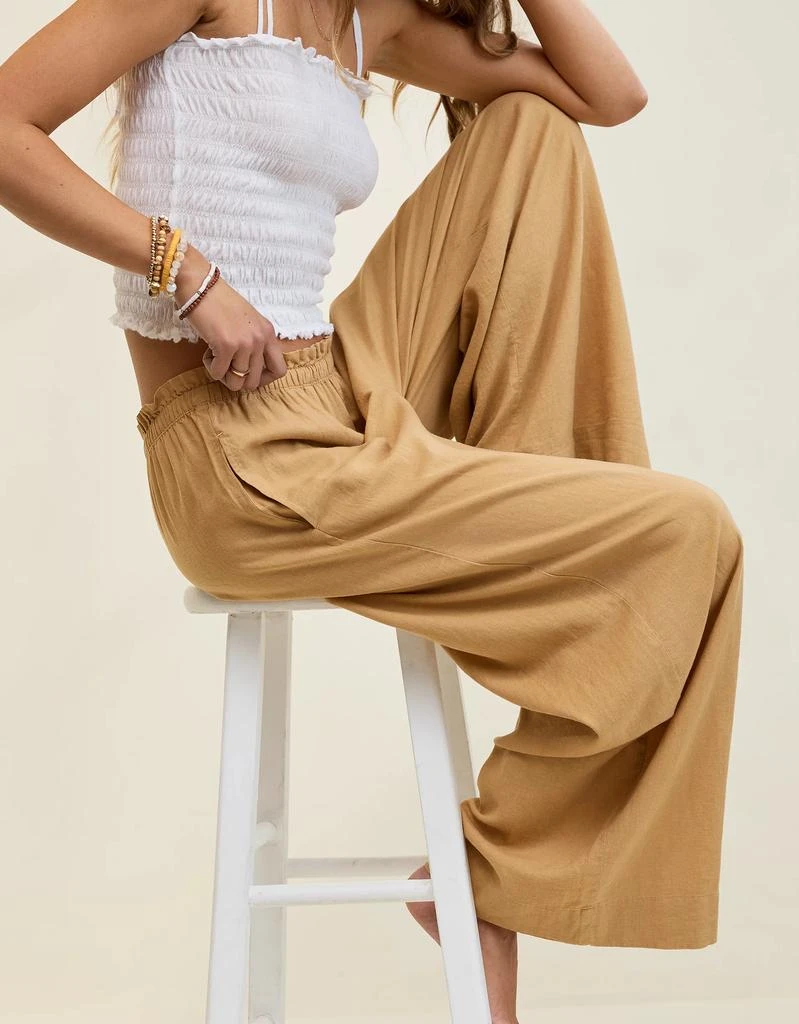 Aerie Aerie Linen Blend Trouser 6