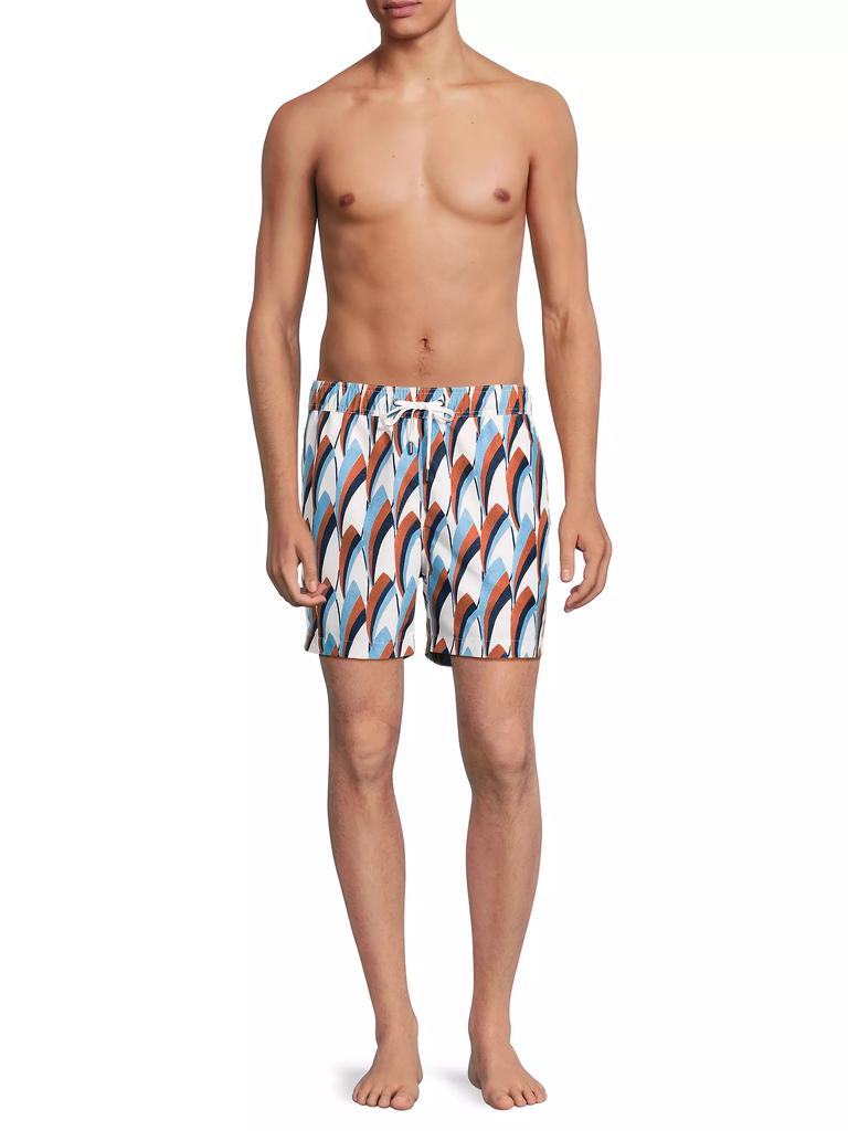 Onia Charles 5-Inch Printed Swim Trunks