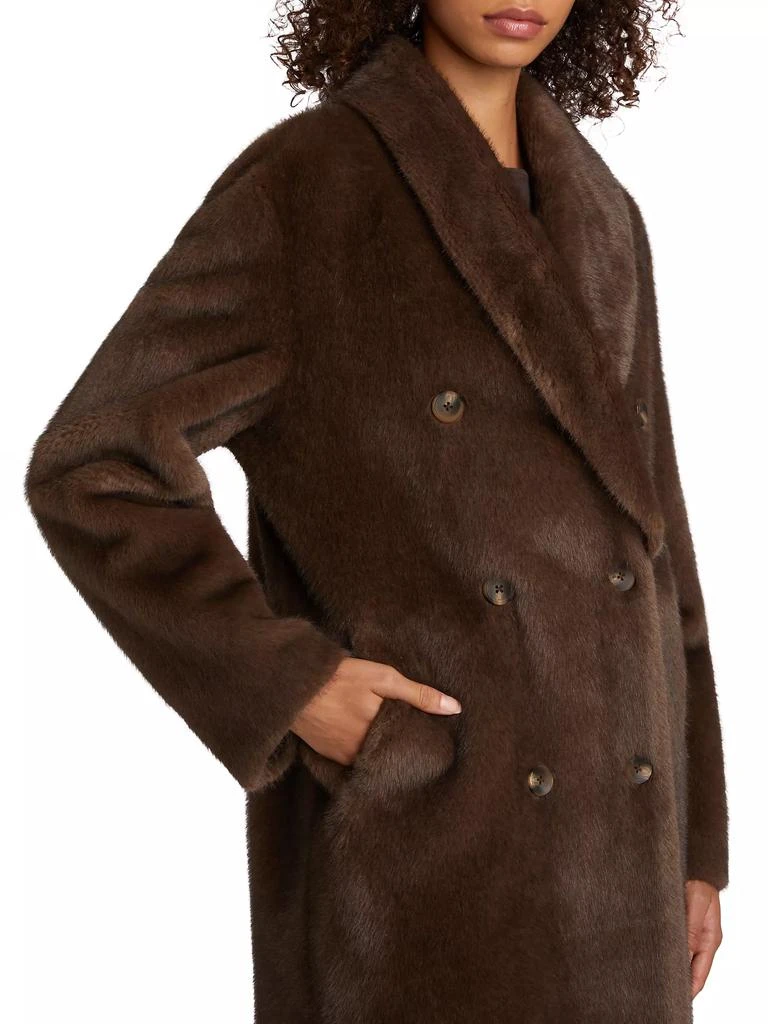 Tahari Heritage Bianca Faux Fur Coat 6