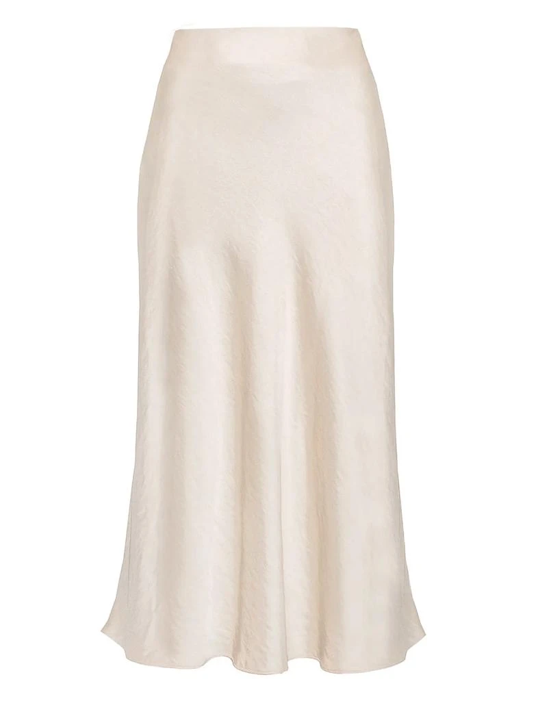 Pixie Market Rene Beige Satin Long Skirt-BESTSELLER 5