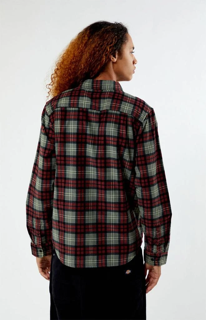 RVCA Freeman Cord Plaid Long Sleeve Shirt 4
