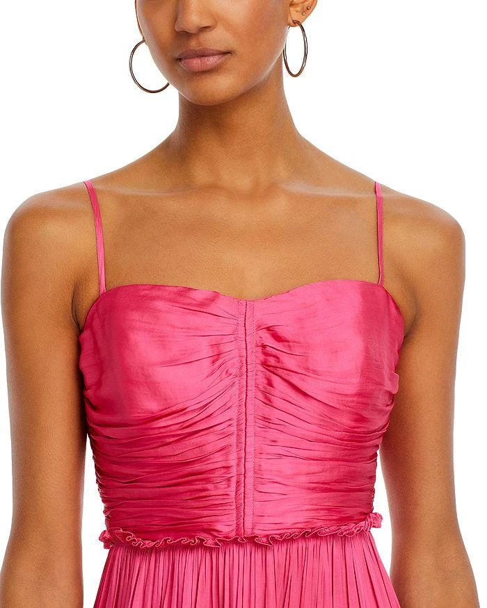 AQUA Ruched Top Midi Dress - Exclusive 2