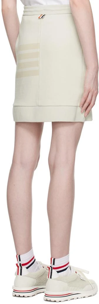 Thom Browne Off-White 4-Bar Miniskirt 3