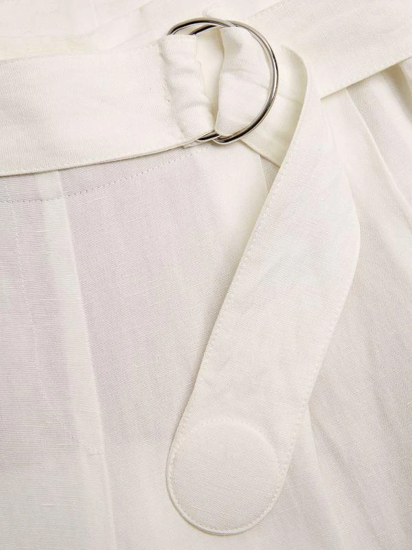 Akris Linen Blend Cropped Pants 3