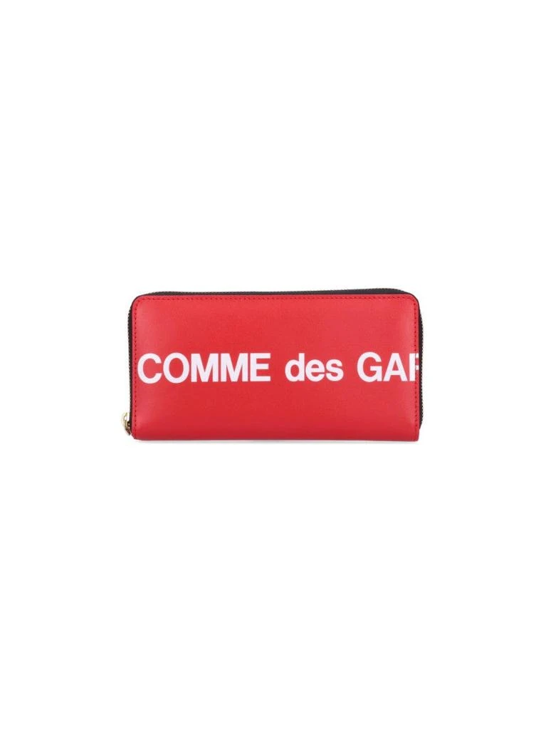 Comme des Garcons Logo Wallet – Red