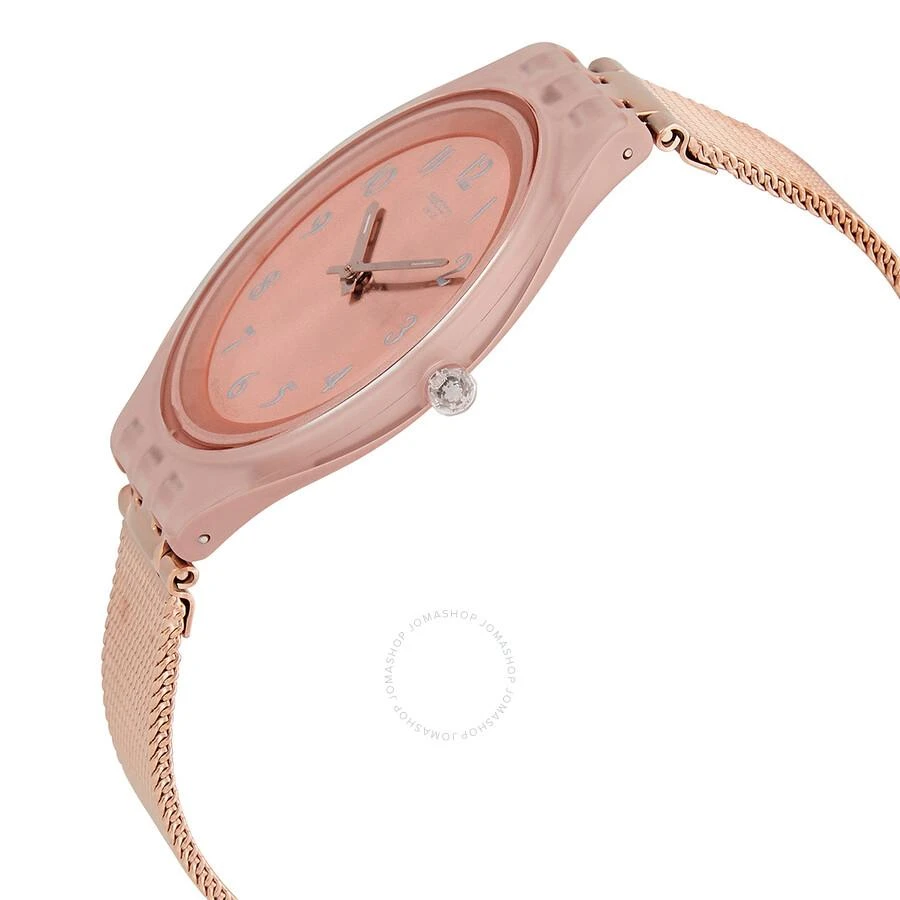Swatch Swatch Skinchic Quartz Pink Dial Ladies Watch SVUP100M 2