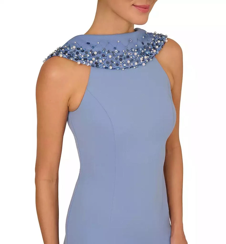 Adrianna Papell Women
s Embellished Roll Neck Gown 2