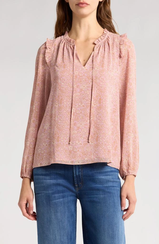 DR2 by Daniel Rainn Ruffle Long Sleeve Top 1