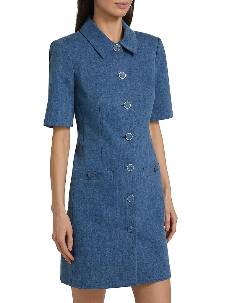 VERONICA BEARD Paige Mini Shirtdress 4