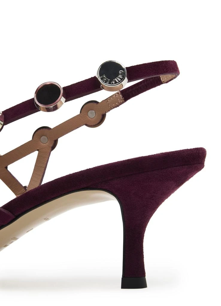 The Attico Grid slingbacks 50mm 7