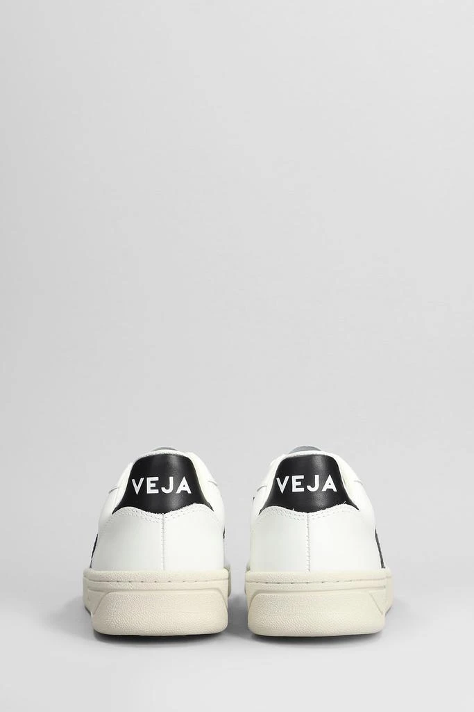 Veja V-10 Sneakers In White Leather 4