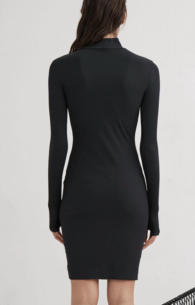 Lanston Lanston - Turtleneck Mini Dress