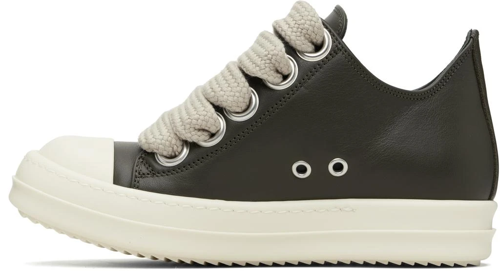 Rick Owens Gray Concordians Jumbolace Low Sneakers 3