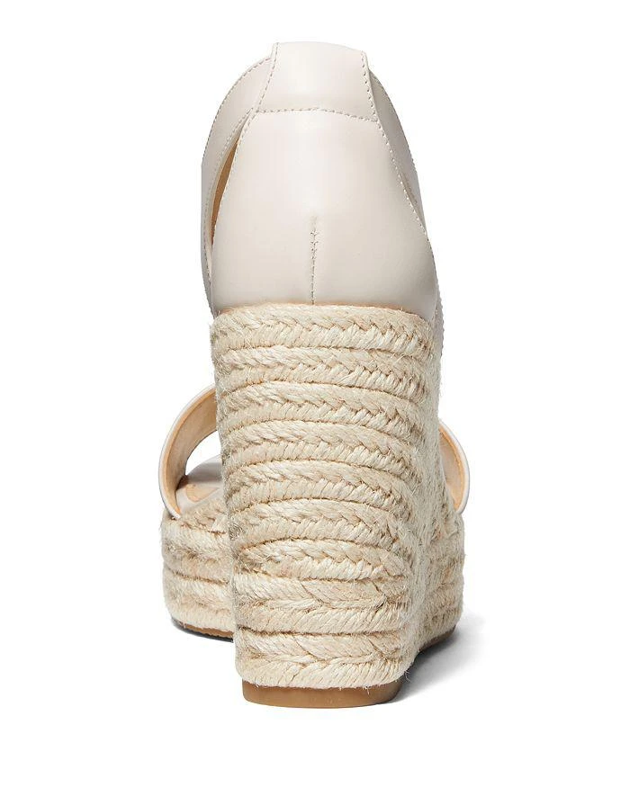 Michael Kors Women's Berkley Front Zip Espadrille Wedge Heel Platform Sandals 4