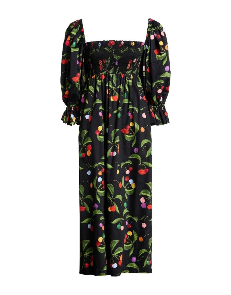 green emerald velvet dress Borgo De Nor Green Mila Cotton Poplin Midi Dress Size UK 12 US 8 ladie –  Afashionistastore main image 1