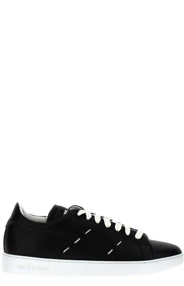 Kiton Kiton Contrast-Stitched Lace-Up Sneakers 1