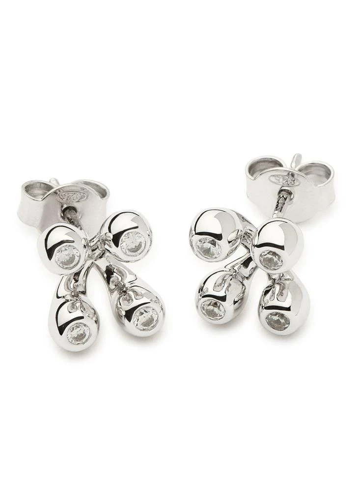 Missoma X The Flag Twins Atom sterling silver stud earrings 4