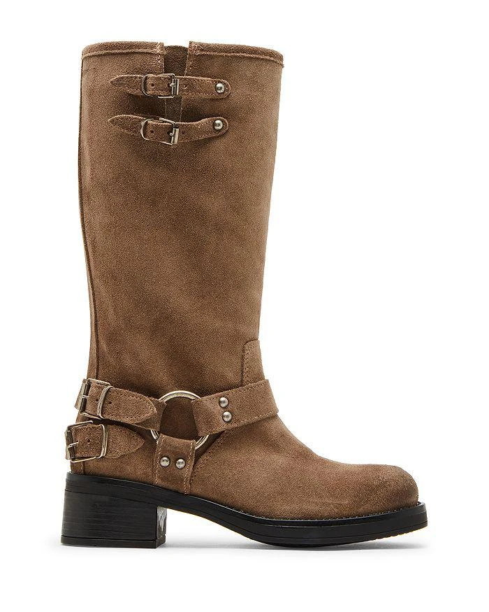 Steve Madden Women's Astor Multi Buckle Tall Block Heel Boots 2