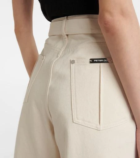 Peter Do Belted high-rise wide-leg jeans 5