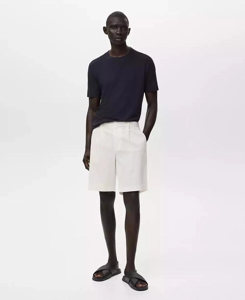 Mango Men's Slim-Fit Chino Cotton Bermuda Shorts 2
