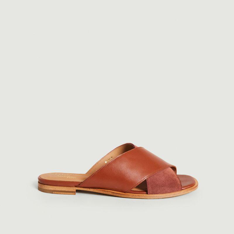 L'Exception Paris Rémie suede open-toe mules L'Exception x Anthology Wine L'EXCEPTION PARIS
