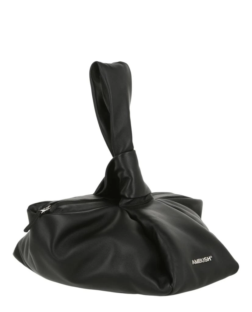 Ambush Twist Top Leather Clutch 2