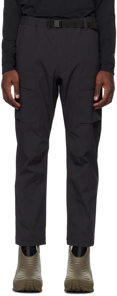 Goldwin Black Belted Cargo Pants 1