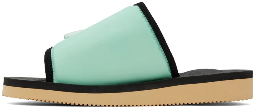 Suicoke Green & Black KAW-Cab Sandals 3