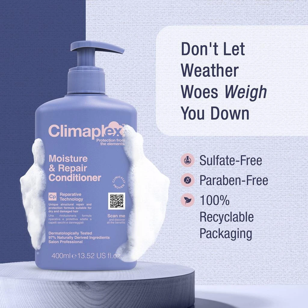 Climaplex Moisture and Repair Conditioner by  for Unisex - 13.52 oz Conditioner 4