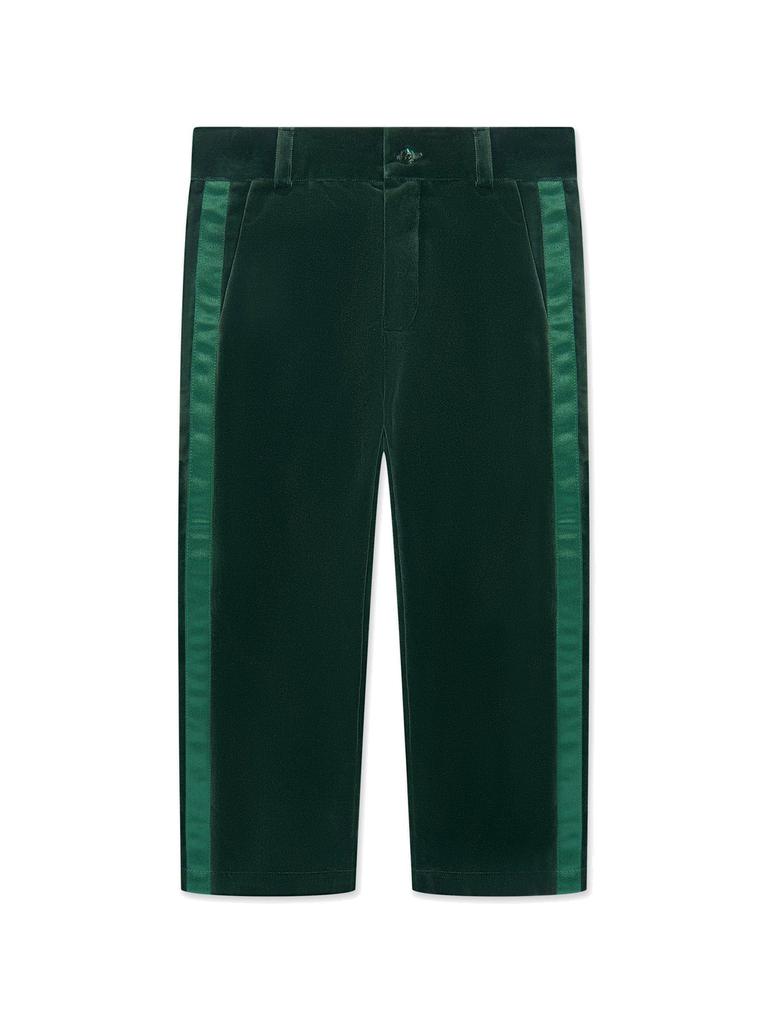 Patachou Patachou Straight Leg Velvet Party Trousers