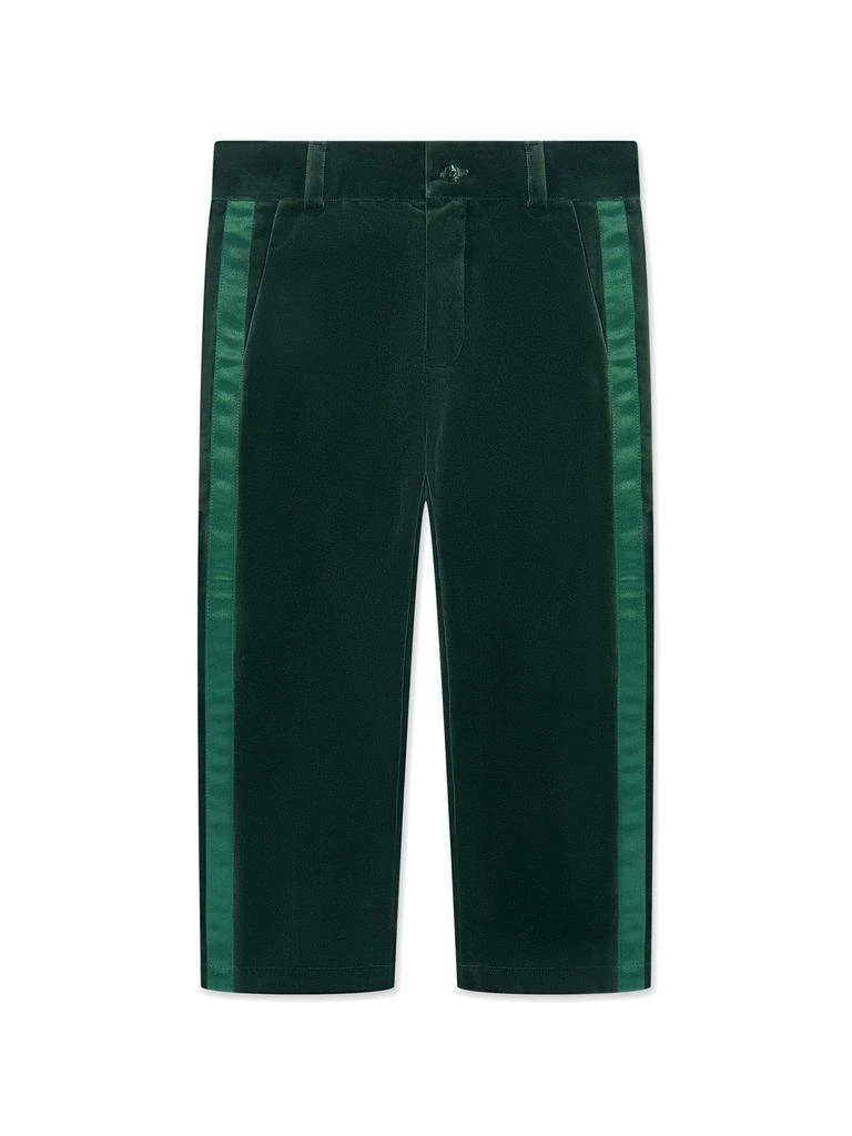 Patachou Patachou Straight Leg Velvet Party Trousers 1
