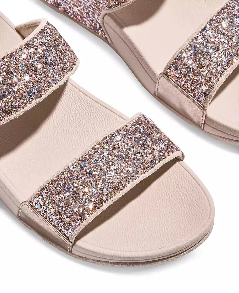 FitFlop Women's Lulu Multi-Tonal Glitter Wedge Sandals 4