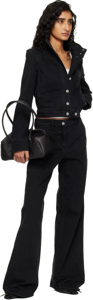 Courrèges Black Reedition Denim Jacket 4