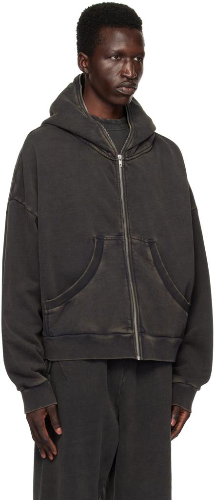 Entire Studios Black Eternal Zip Hoodie - Hoodies - Compare
