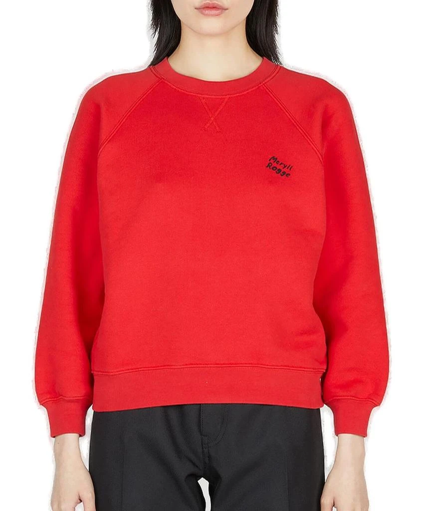 Meryll Rogge Meryll Rogge Shrunken Logo Printed Sweatshirt 1