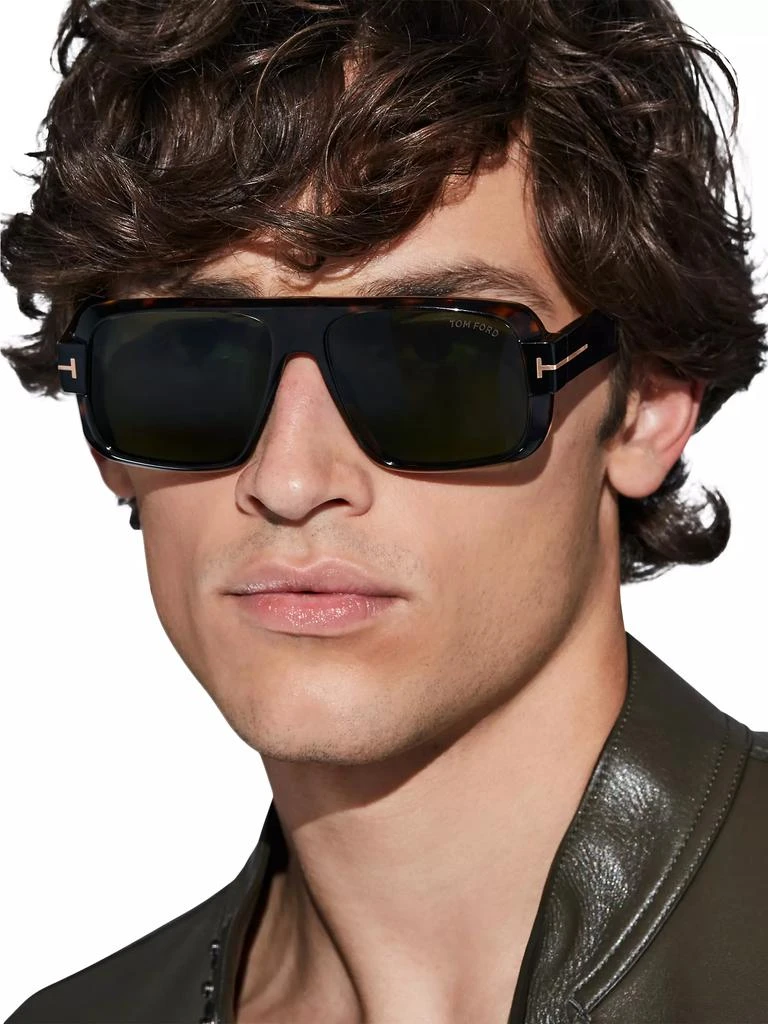 Tom Ford Turner 58MM Navigator Sunglasses 2