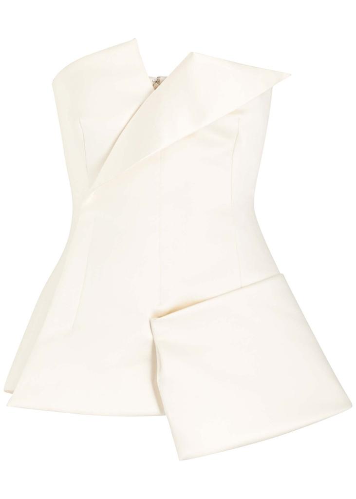 A.W.A.K.E MODE Corseted satin top