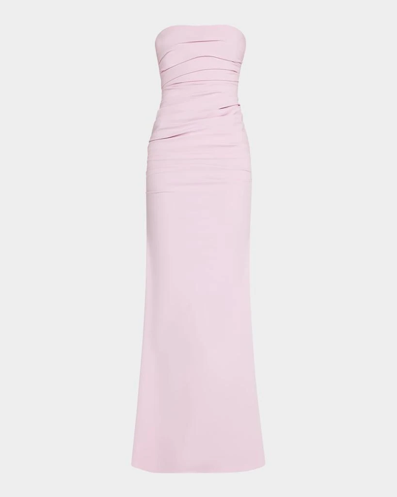 Maticevski Intoxicate Strapless Ruched Maxi Gown 1