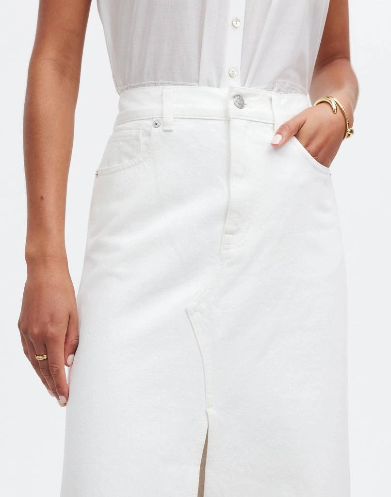 Madewell The Rilee Denim Midi Skirt 5