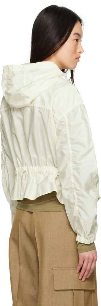 Moncler Off-White Curton Hooded Peplum Jacket 3