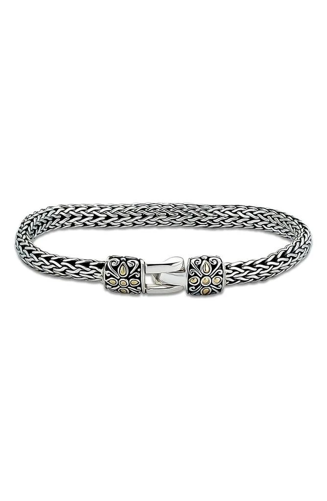 SAMUEL B. Sterling Silver 
18K Gold Tulang Naga Bracelet