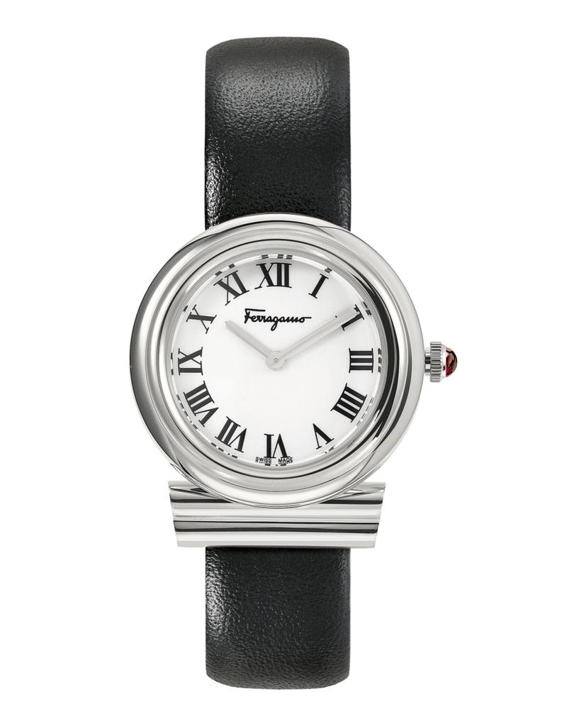 Ferragamo Gancini Leather Watch