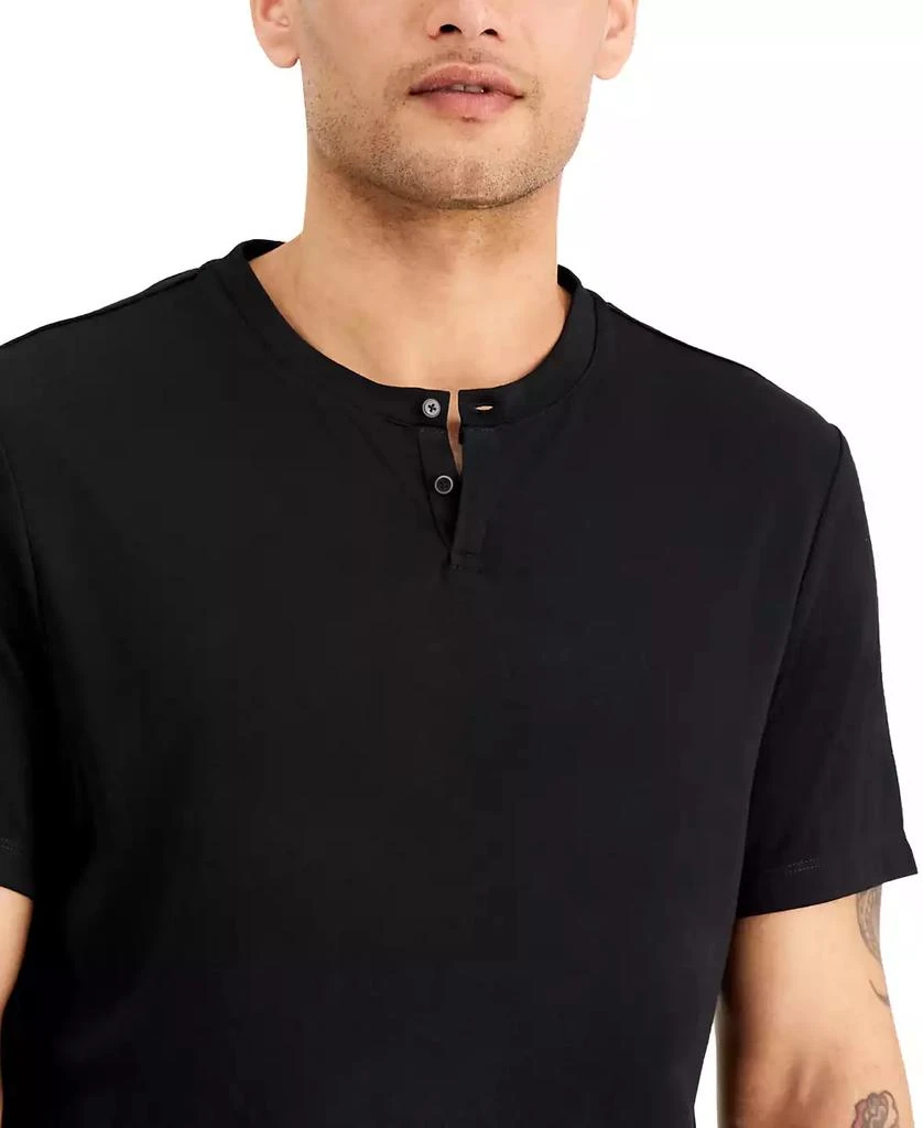 Alfani Men
s Solid Henley, Created for Macy
s 3