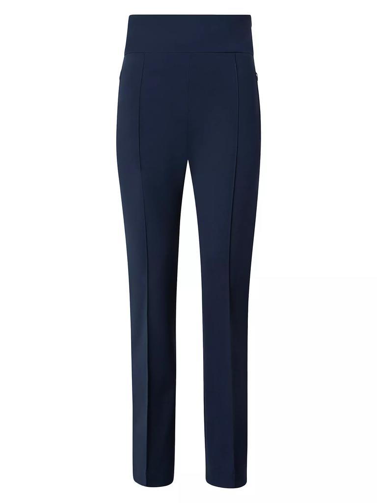 Akris Maxine Jersey Piped Bootcut Pants